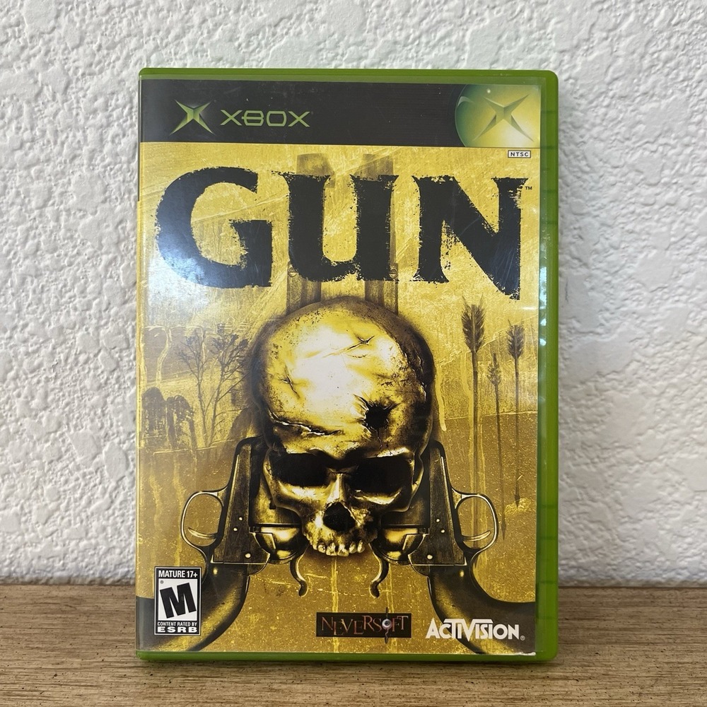 Gun (Microsoft Original Xbox, 2005) CIB Tested Working Disc